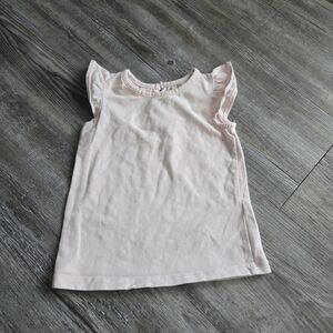 12M Pink Ruffle Sleeve Kids Top